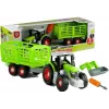 LEAN TOYS trattore da montare con rimorchio aperto 43 cm