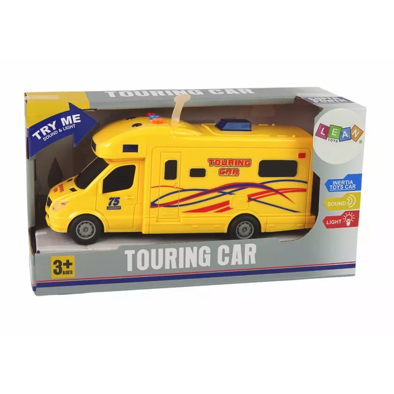 LEAN TOYS Auto Camper Excursion a frizione con suoni e luci