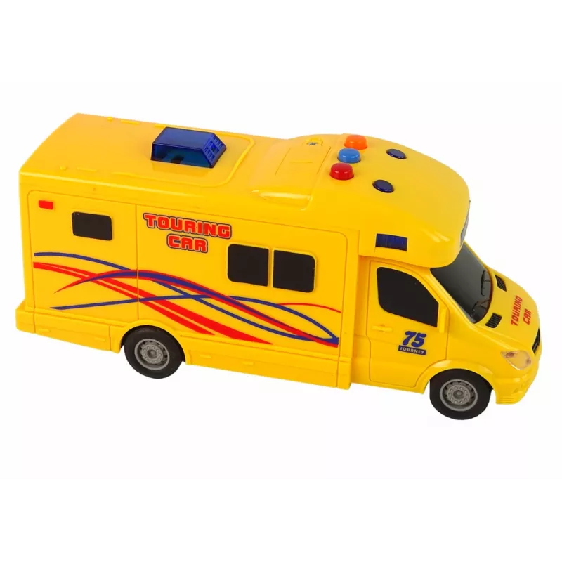LEAN TOYS Auto Camper Excursion a frizione con suoni e luci