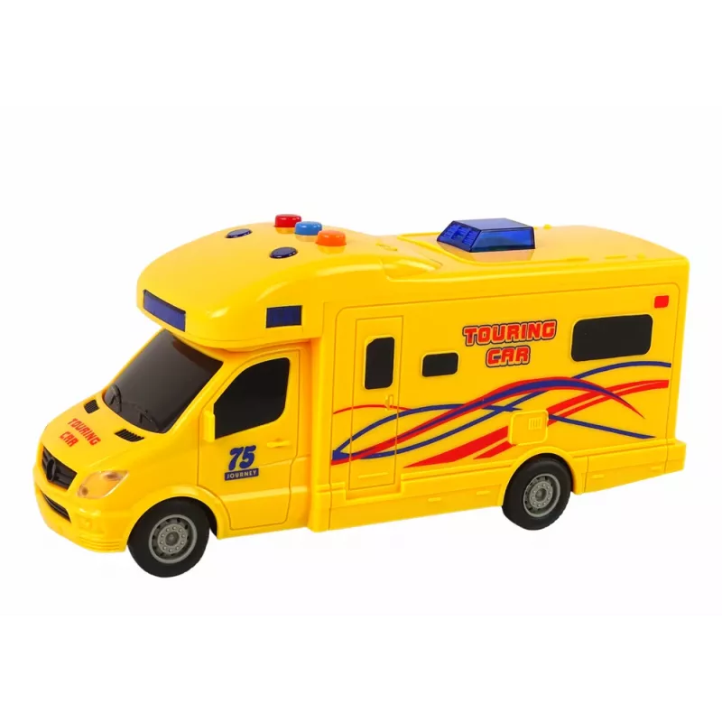 LEAN TOYS Auto Camper Excursion a frizione con suoni e luci