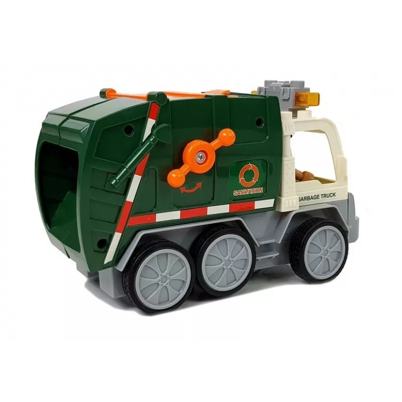 LEAN TOYS camion della spazzatura radiocomandato R/C