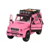LEAN TOYS Auto fuoristrada rosa V12 turbina