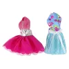 LEAN TOYS bambola Baby Doll Emily con accessori e vestiti rimovibili