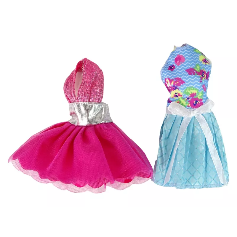 LEAN TOYS bambola Baby Doll Emily con accessori e vestiti rimovibili