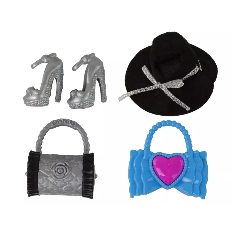 LEAN TOYS bambola Baby Doll Emily con accessori e vestiti rimovibili