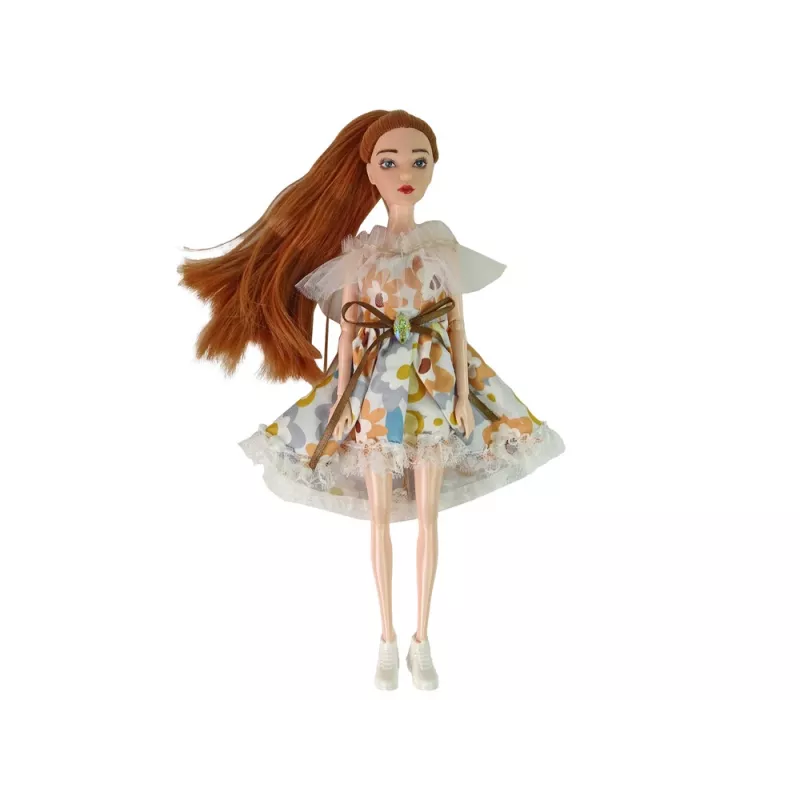 LEAN TOYS bambola neonata Emily Autumn capelli rossi fiori