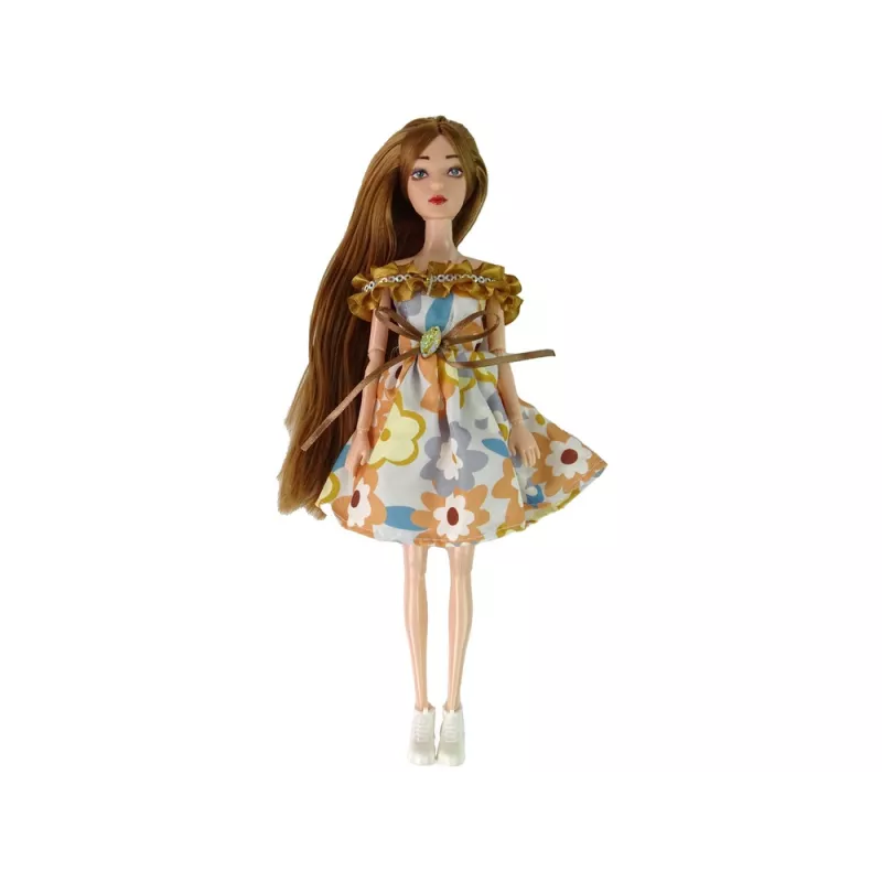 LEAN TOYS bambola neonata Emily Autumn con capelli rossi e cappello