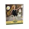 LEAN TOYS bambola Baby Doll Emily capelli lunghi gattino fiore