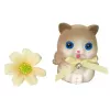 LEAN TOYS bambola Baby Doll Emily capelli lunghi gattino fiore