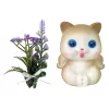 LEAN TOYS bambola Baby Doll Emily codini gatto fiori