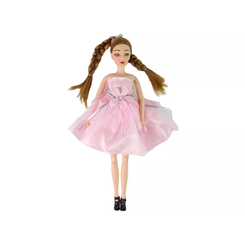 LEAN TOYS bambola Baby Doll Emily codini gatto fiori