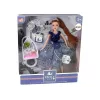 LEAN TOYS bambola Baby Doll Emily altalena fiori