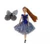 LEAN TOYS bambola Baby Doll Emily altalena fiori