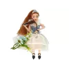 LEAN TOYS bambola Baby Doll Emily violino fiori