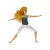 LEAN TOYS Bambola yoga tappetino capelli biondi lunghi