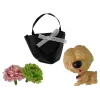 LEAN TOYS bambola Baby Emily con borsa a forma di cane fiori