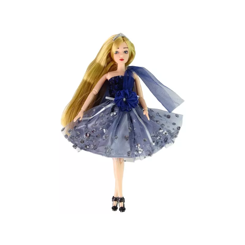 LEAN TOYS bambola Baby Emily con borsa a forma di cane fiori
