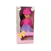 LEAN TOYS Bambola neonata capelli castani