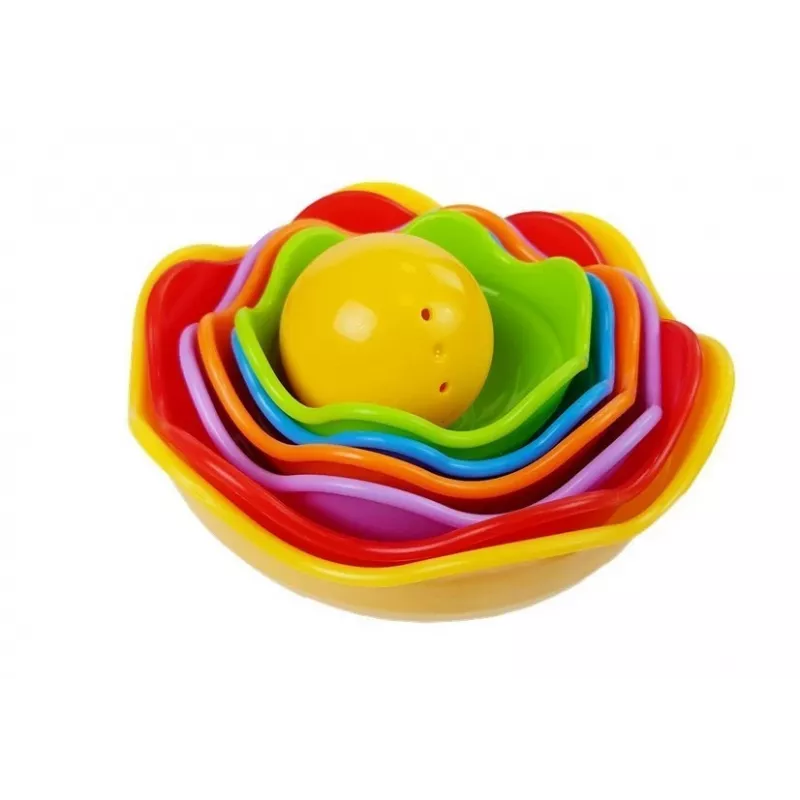 LEAN TOYS piramide conchiglie per neonati