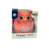 LEAN TOYS gufo sensoriale per neonati rosa
