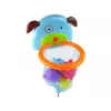 LEAN TOYS Giocattolo da bagno mini basket cane pesce di gomma