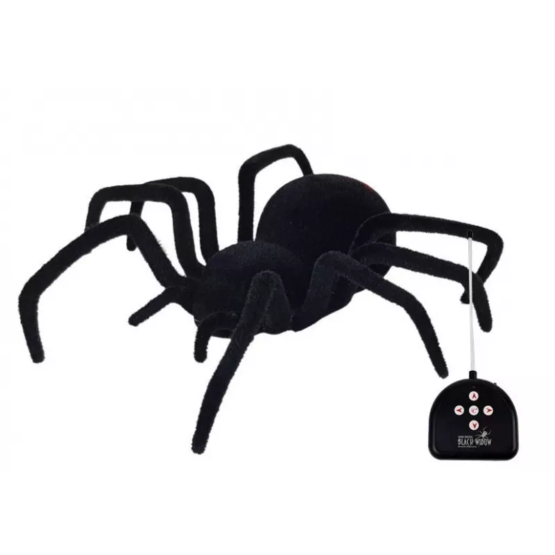 LEAN TOYS Ragno peloso gigante vedova nera radiocomandato