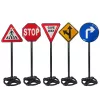 LEAN TOYS Grande set di segnali stradali educativi 82 cm