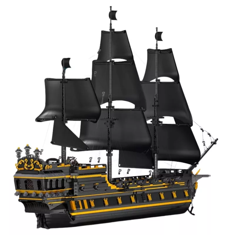 LEAN TOYS Black Pearl Nave pirata Set costruzioni (5266 pezzi)