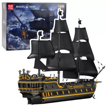 LEAN TOYS Black Pearl Nave pirata Set costruzioni (5266 pezzi)