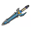 LEAN TOYS Blue Warrior spada e scudo set in schiuma EVA