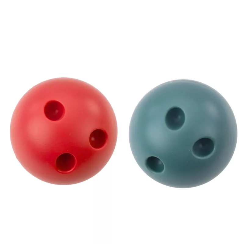 LEAN TOYS set bowling con gatti per bambini, 10 birilli, 2 palle colorate
