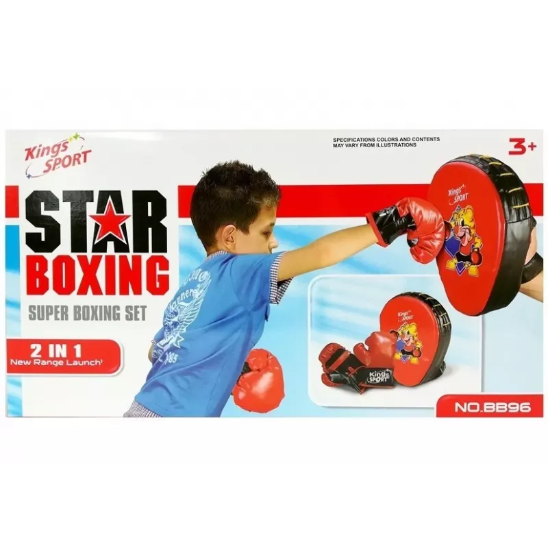 LEAN TOYS Set boxe con guantoni e bersaglio