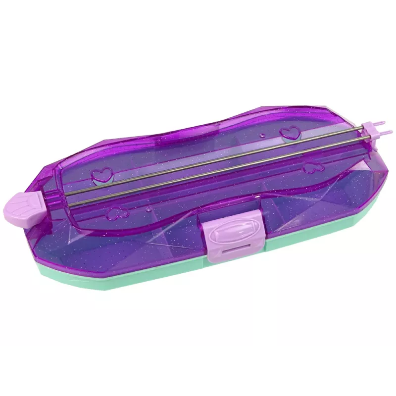 LEAN TOYS Set per creare bracciali con perline colorate e scatola portatutto