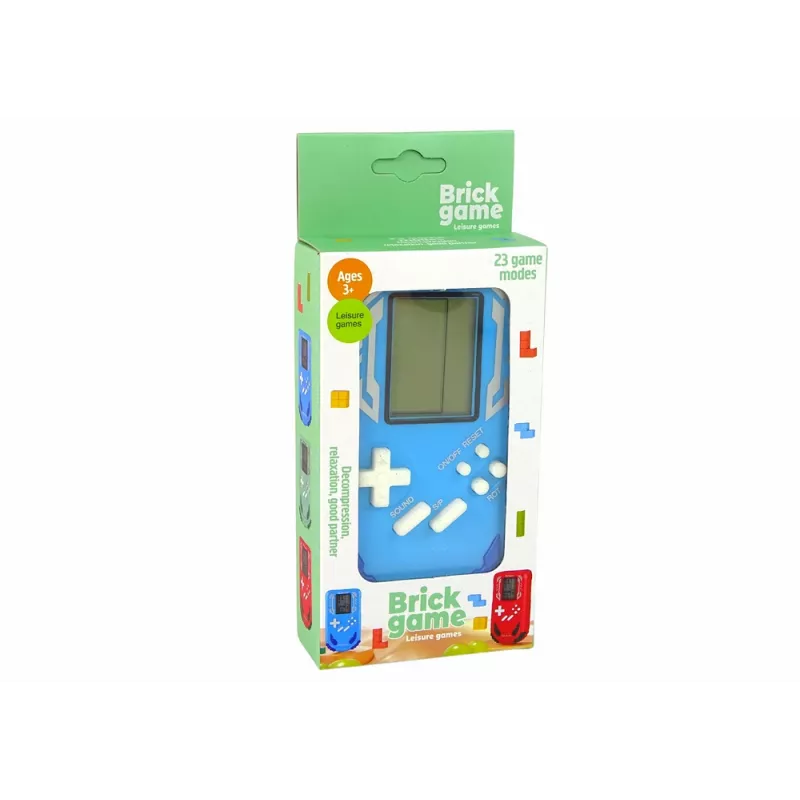 LEAN TOYS Brick Game Console blu