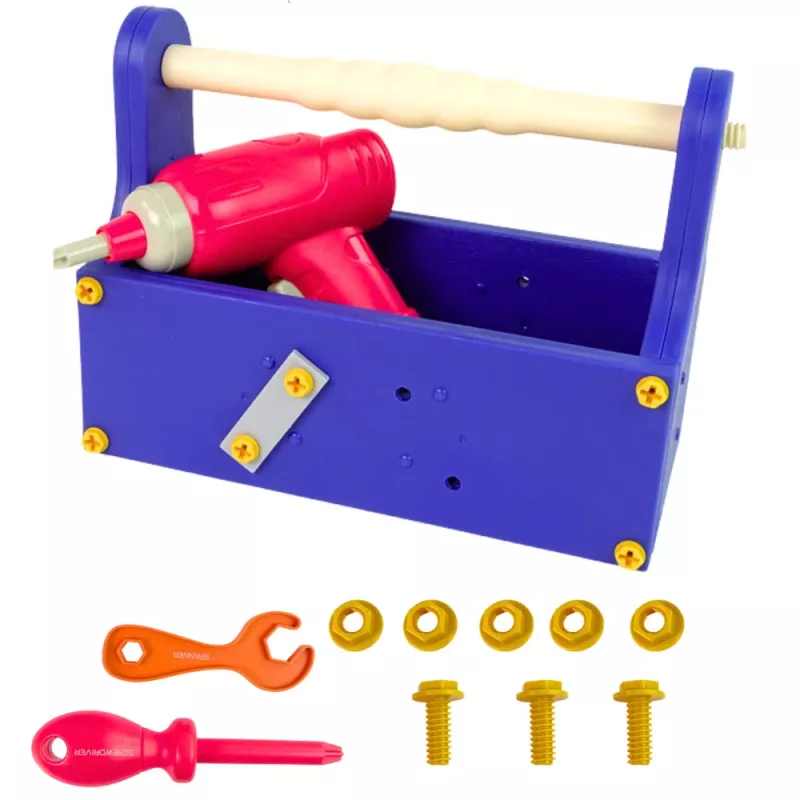 LEAN TOYS Mattoncini in una scatola kit fai da te con cacciavite