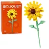 LEAN TOYS mattoncini fiore singolo con stelo mix colorato 71-106 pezzi