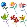 LEAN TOYS mattoncini fiore singolo con stelo mix colorato 71-106 pezzi