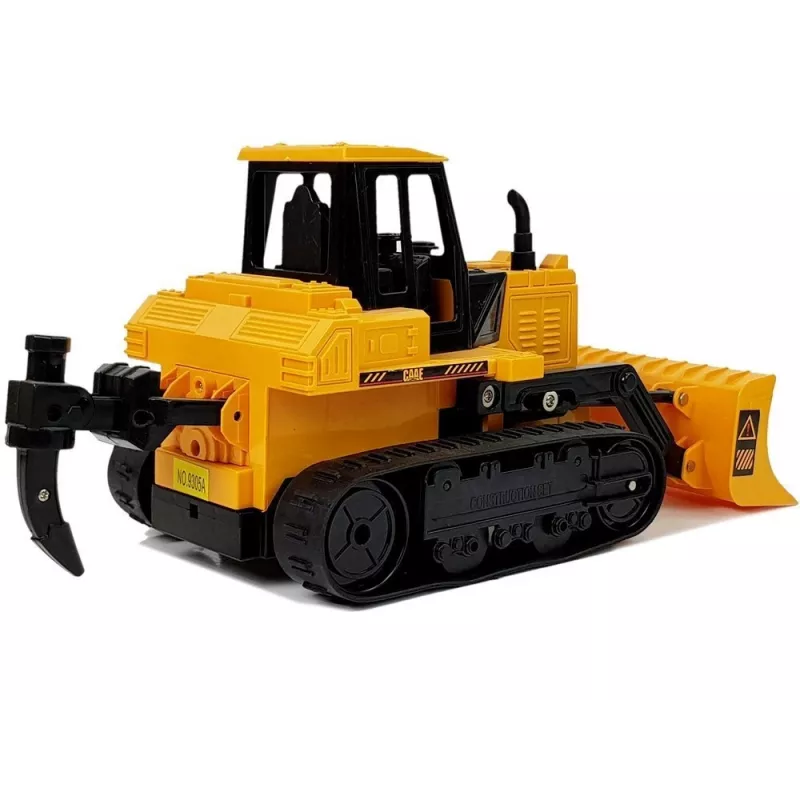 LEAN TOYS Bulldozer con cingoli, radiocomandato a gesti, 2.4G, 1:28