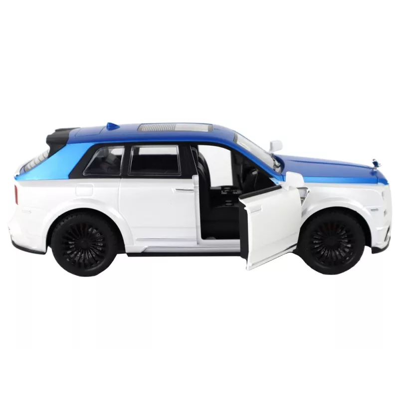 LEAN TOYS Auto R/C 1:20 bianca e blu radiocomandata