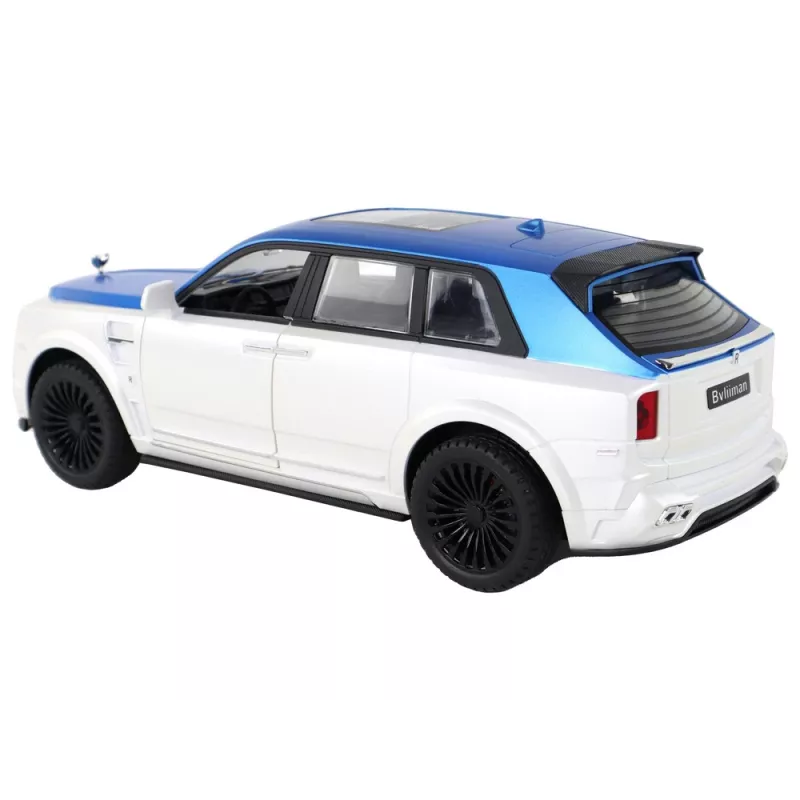 LEAN TOYS Auto R/C 1:20 bianca e blu radiocomandata