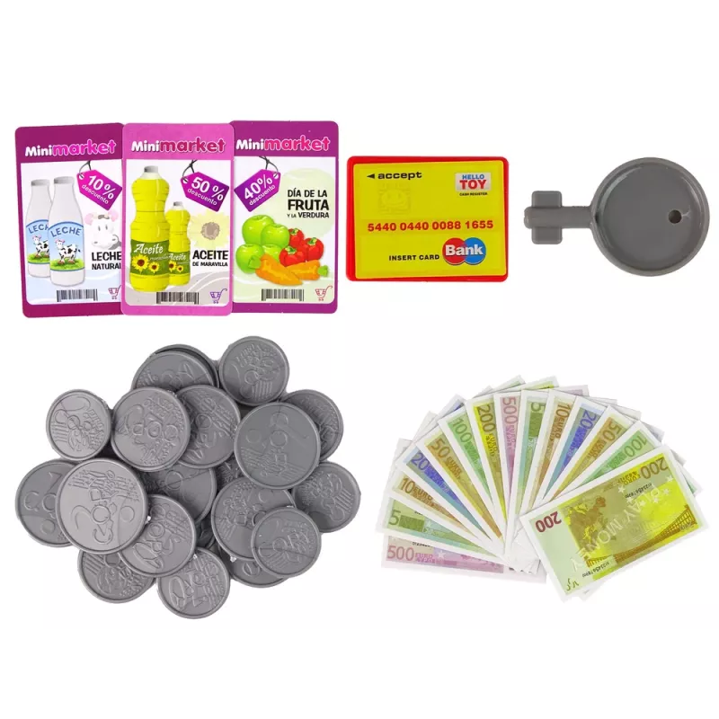 LEAN TOYS Registratore di cassa con touchscreen