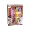 LEAN TOYS Dottore bambole per bambini capelli lunghi accessori