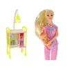 LEAN TOYS Dottore bambole per bambini capelli lunghi accessori