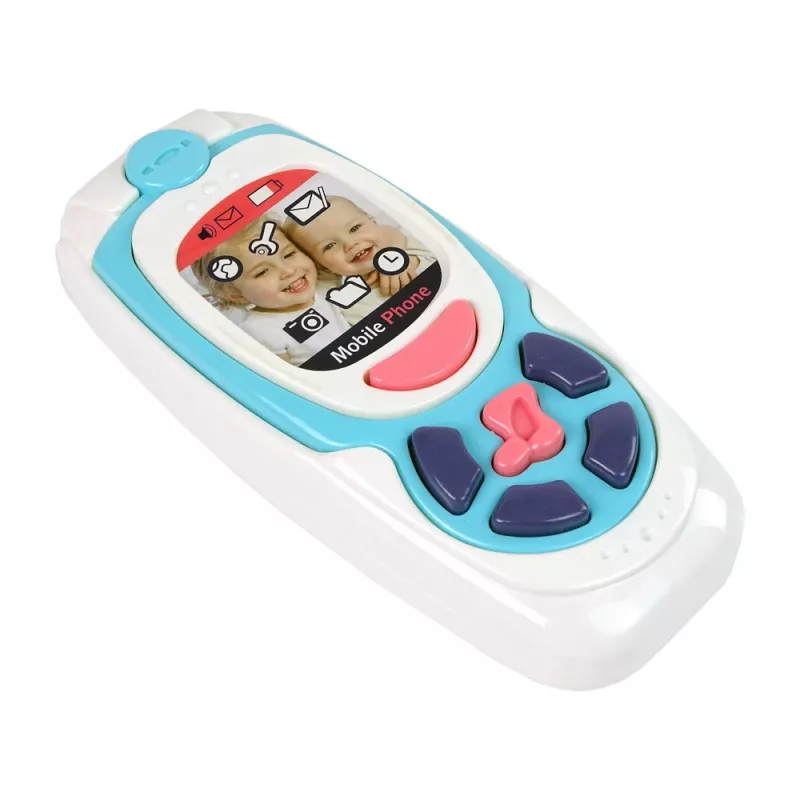 LEAN TOYS cellulare didattico per bambini Melody blu