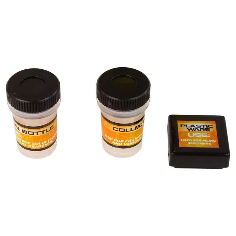 LEAN TOYS Microscopio per bambini set didattico giallo