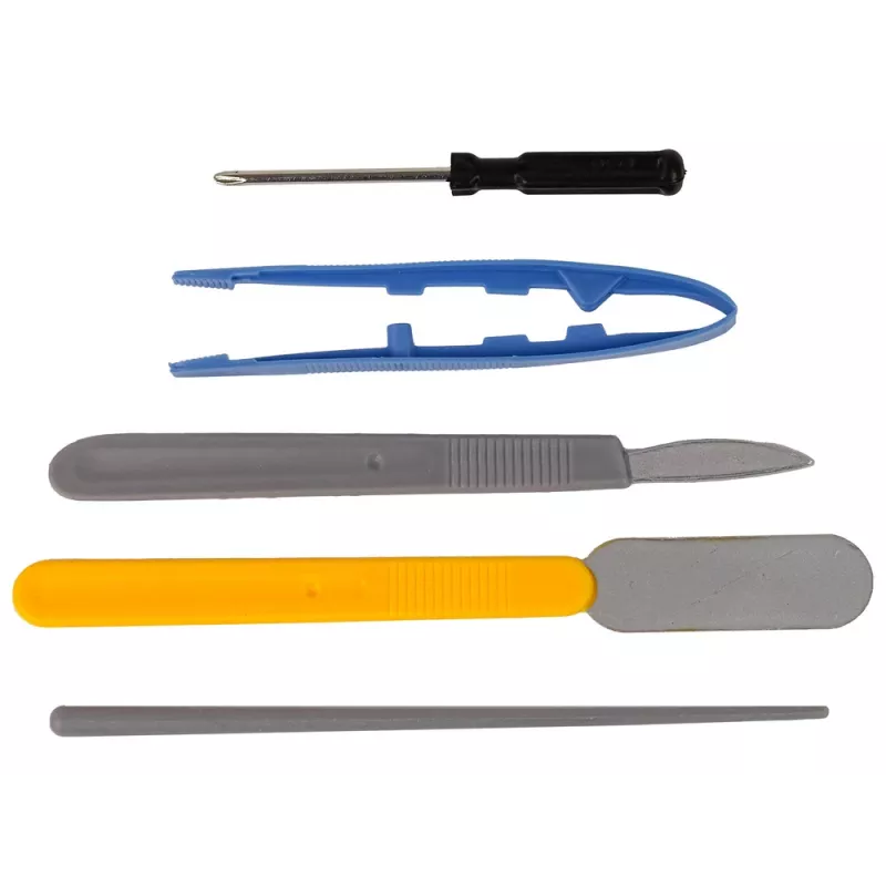 LEAN TOYS Microscopio per bambini set didattico giallo