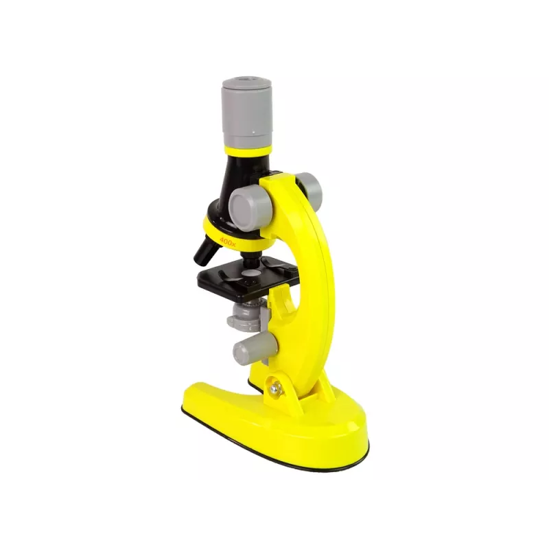 LEAN TOYS Microscopio per bambini set didattico giallo