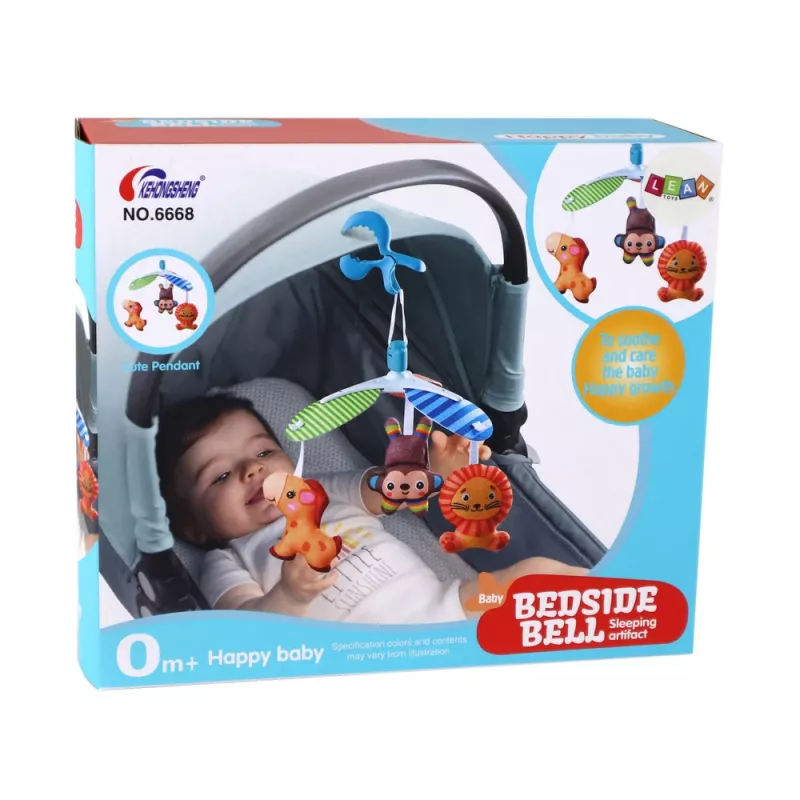 LEAN TOYS Clip portatile per passeggino animali
