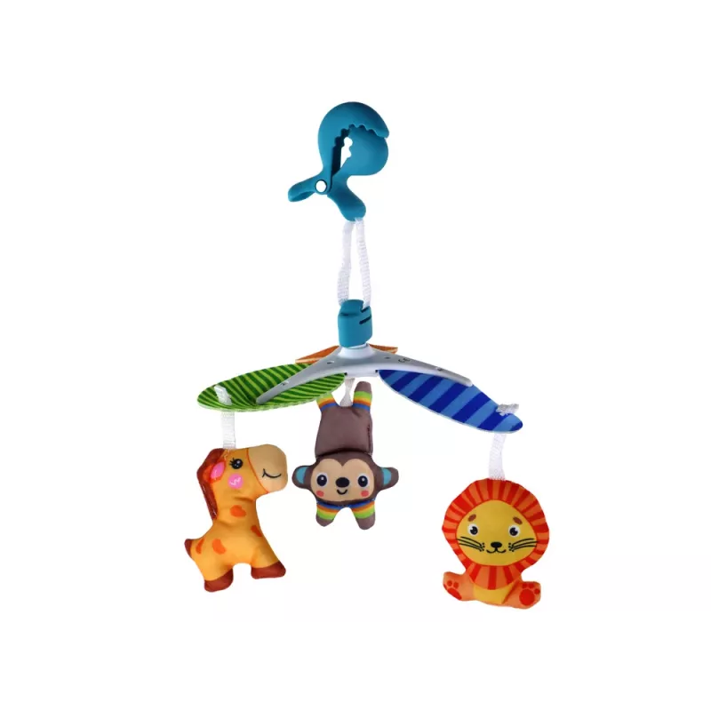 LEAN TOYS Clip portatile per passeggino animali
