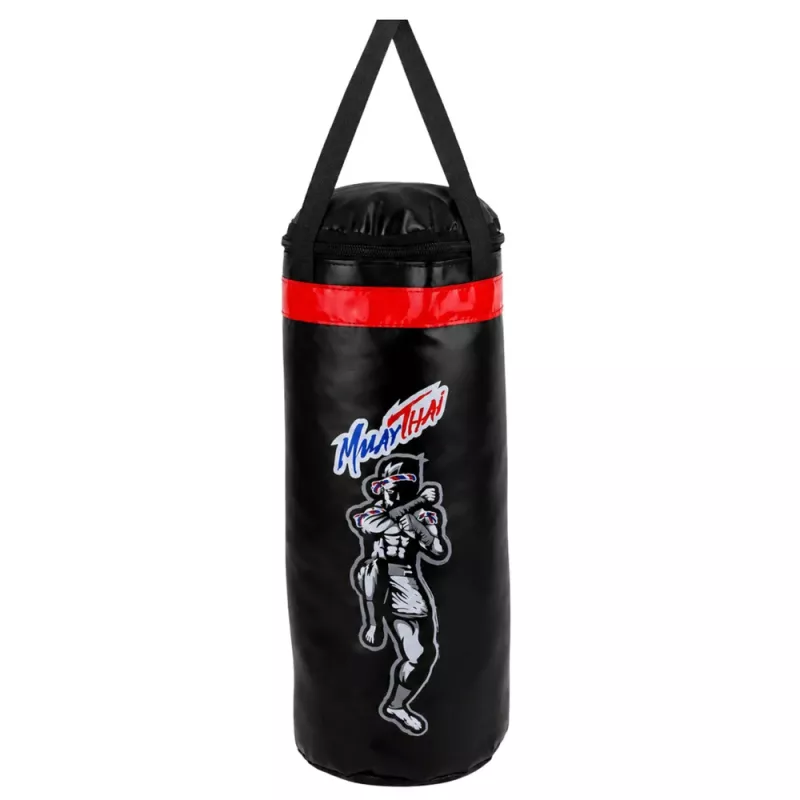 LEAN TOYS Set sacco da boxe per bambini Guantoni MUAY THAI 55x17cm M